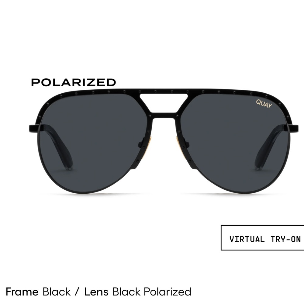 Quay On A Break Aviator Sunglasses